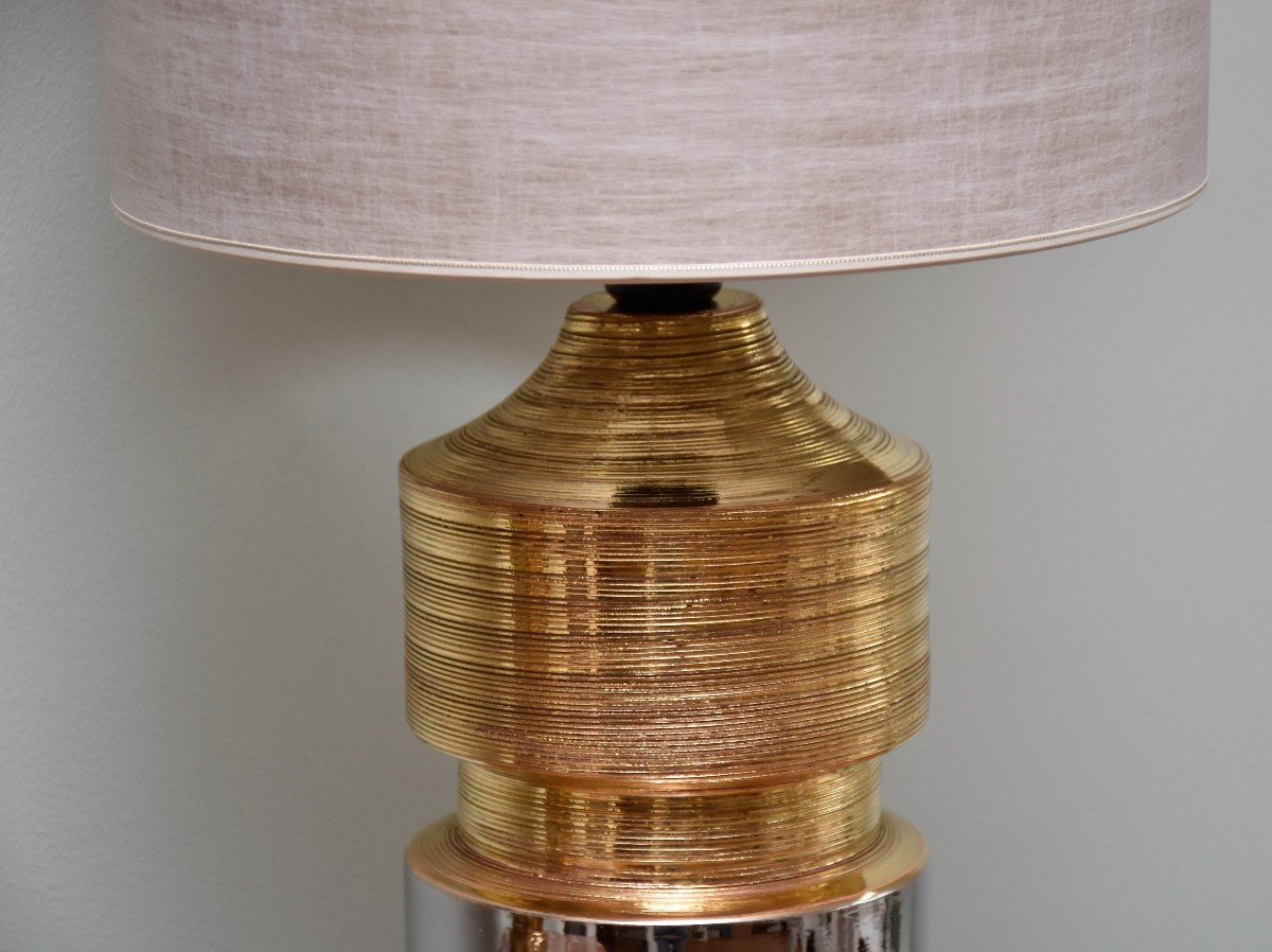 Paire De Lampes De Table En Céramique Par Bitossi-photo-2