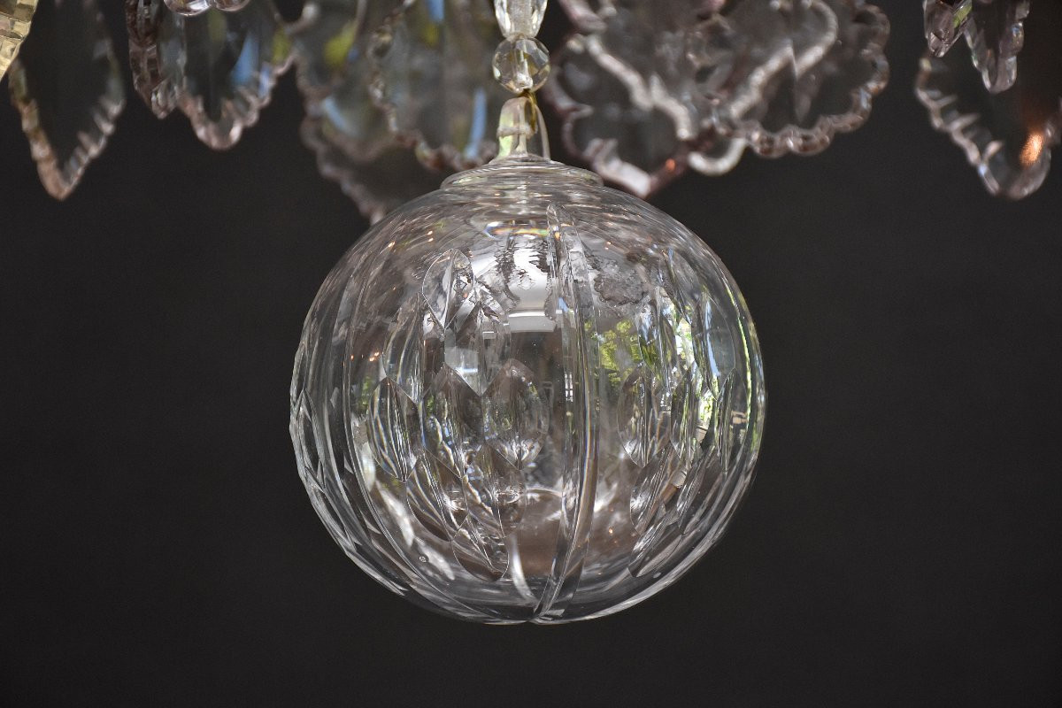 Lustre Cage En Bronze Doré Du 18e Siècle, époque Louis XV-photo-8