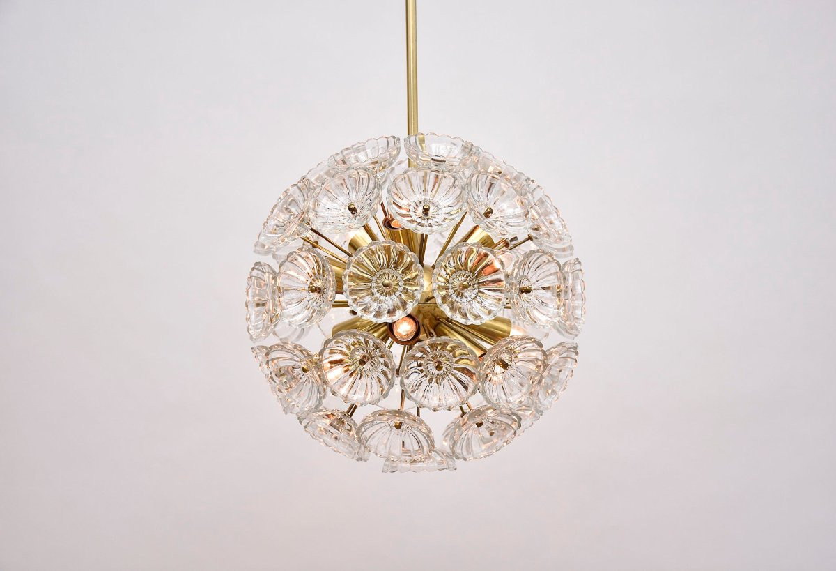 Lustre floral du milieu du siècle-photo-2