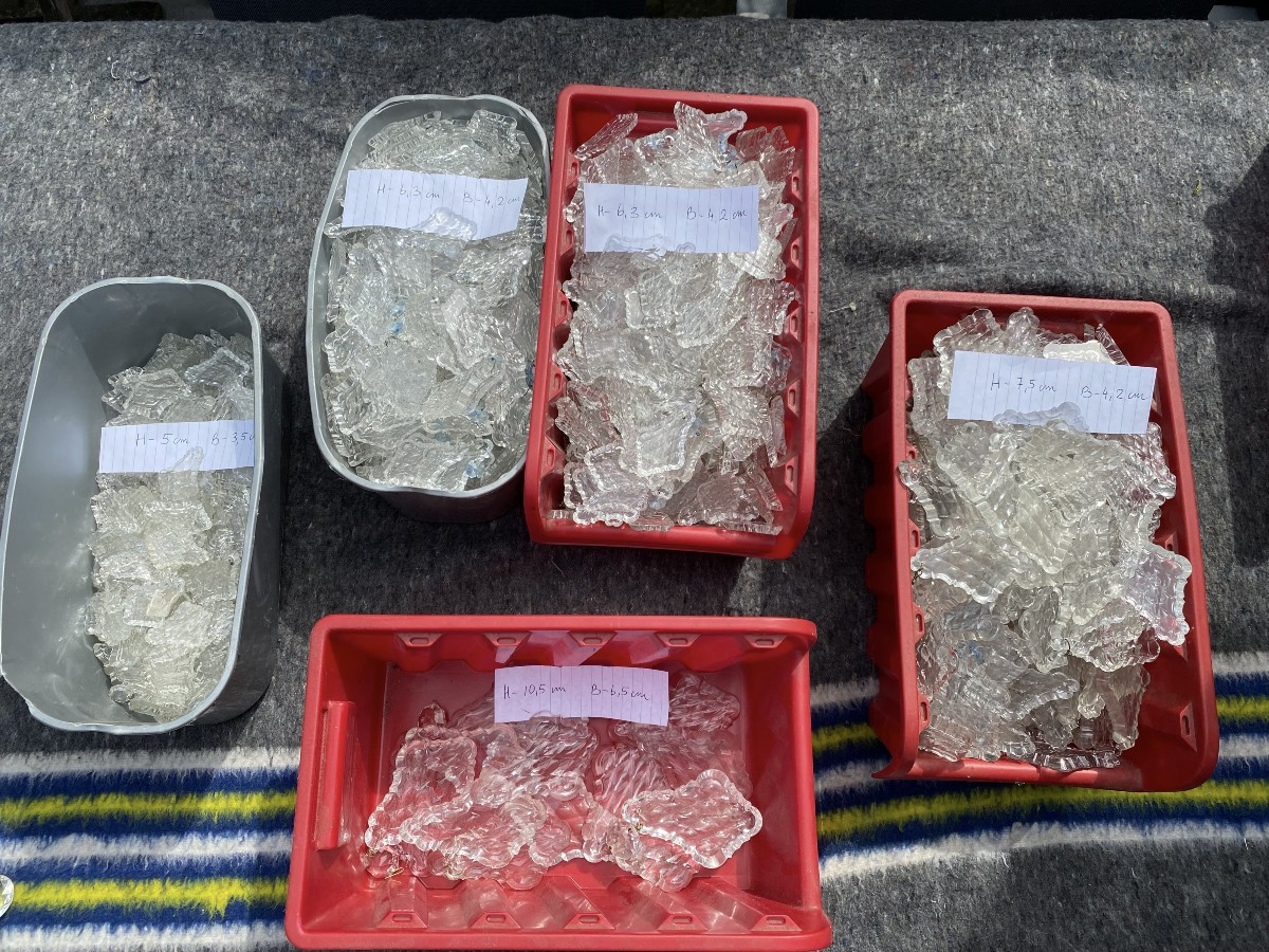 Lot de cristaux pour lustre
