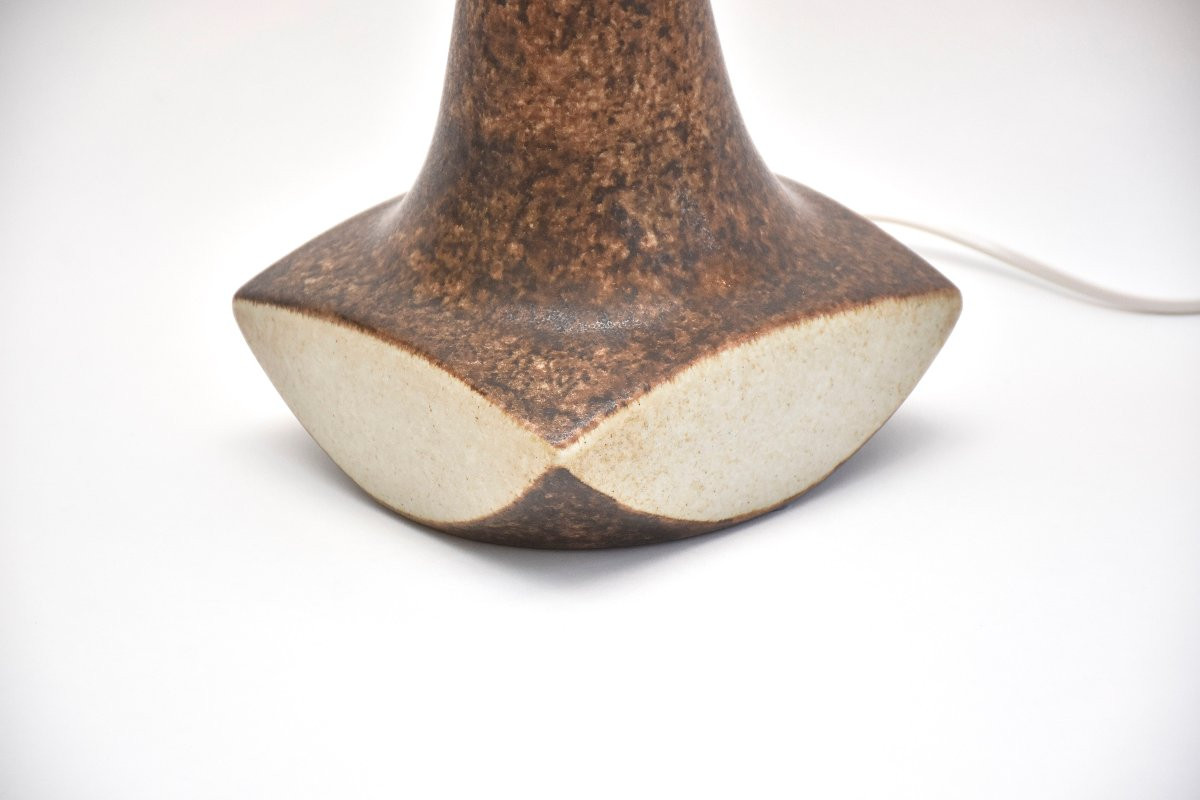  A Pair Of Mid-century Danish Ceramic Table Lamps, Signed Marianne Starck-photo-2