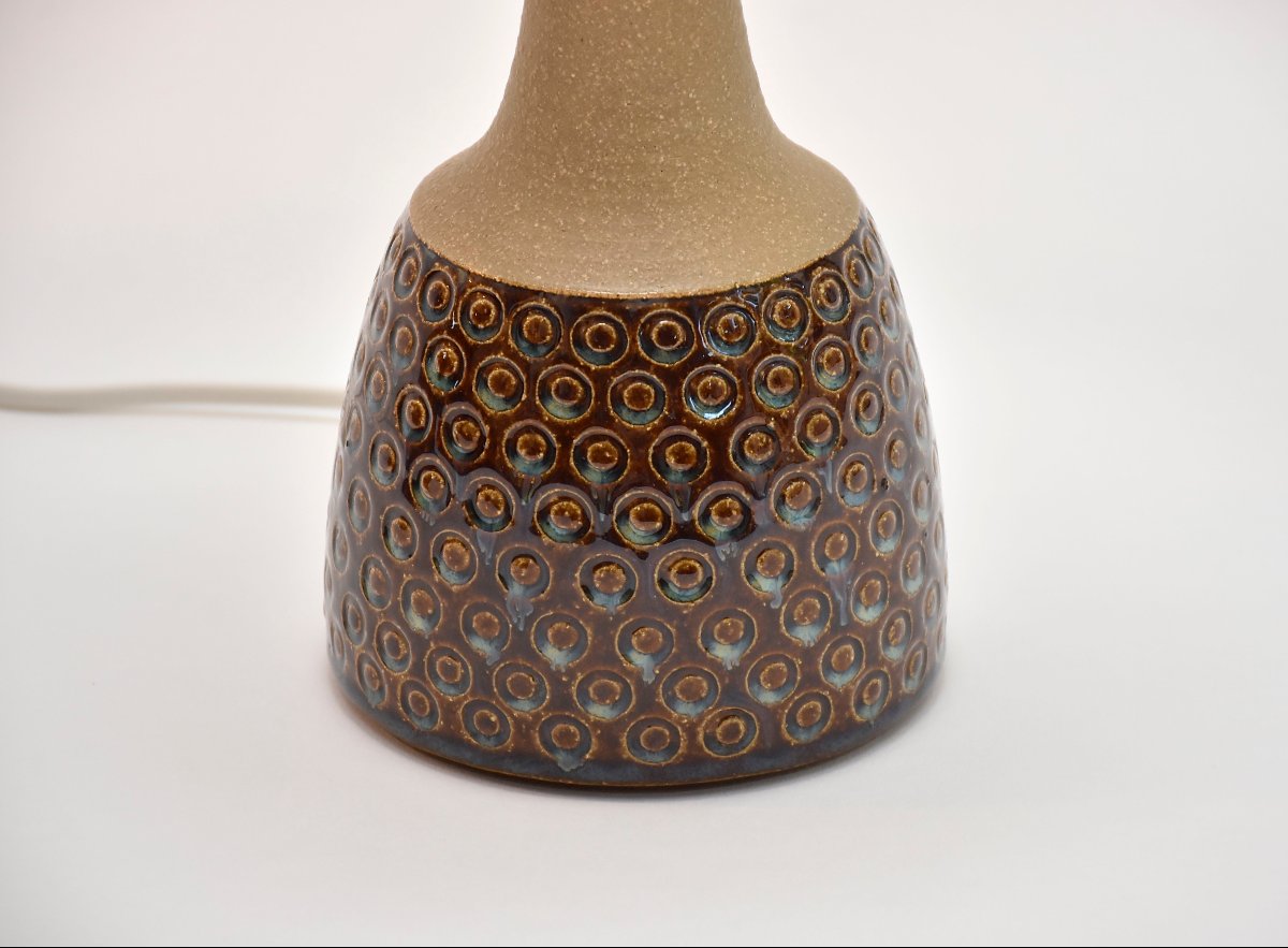 Une paire de lampes de table en céramique par Einar Johansen, Soholm, années 1950/1960-photo-1