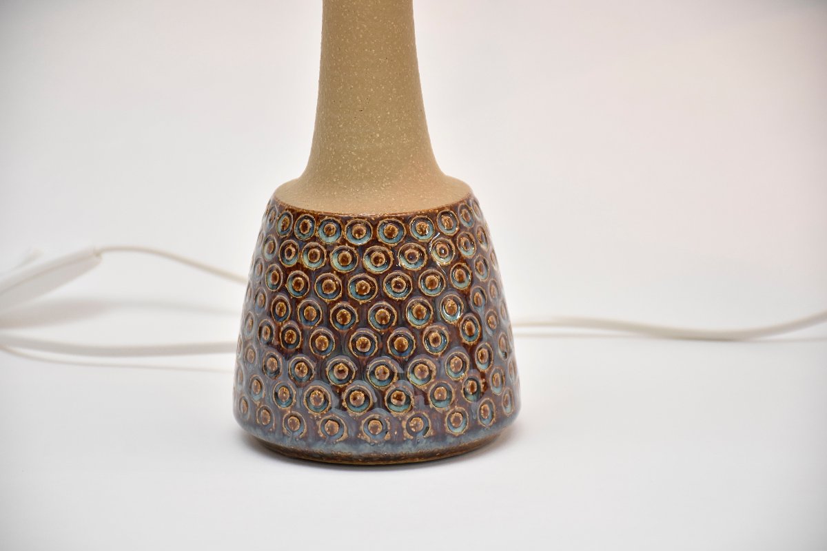 Une paire de lampes de table en céramique par Einar Johansen, Soholm, années 1950/1960-photo-2