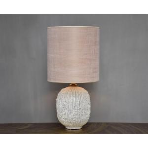 Modern Scandinavian 'chamotte' Table Lamp By Gunnar Nylund