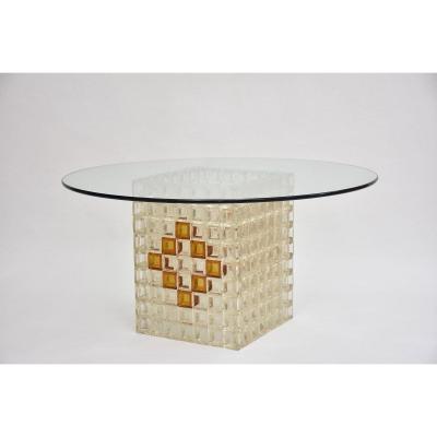 Mid-century Murano Coffee Table By Poliarte