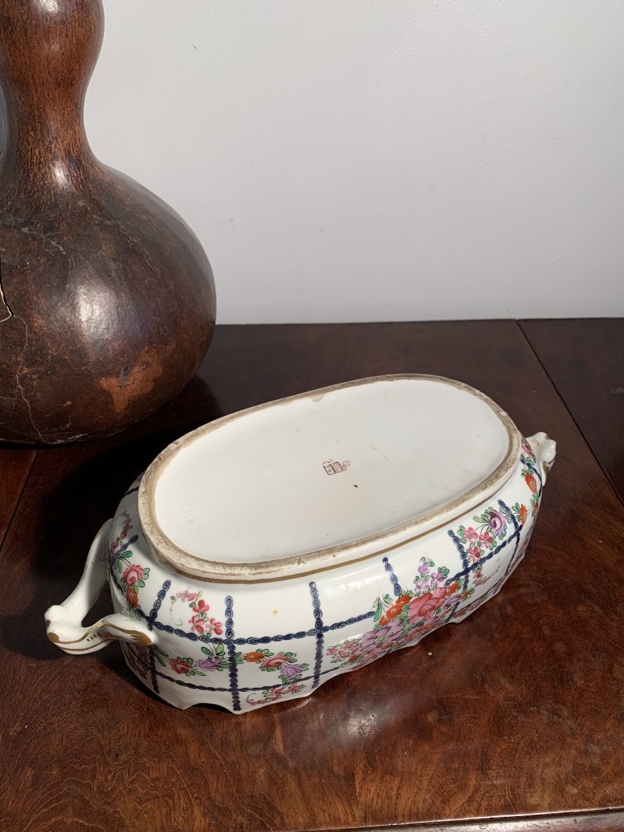 Rafraichissoir en Porcelaine de Paris Samson XIX-photo-1