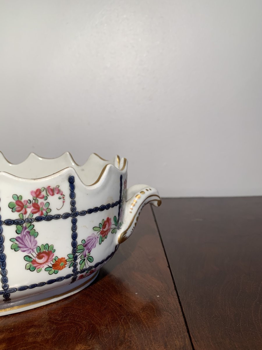 Rafraichissoir en Porcelaine de Paris Samson XIX-photo-6