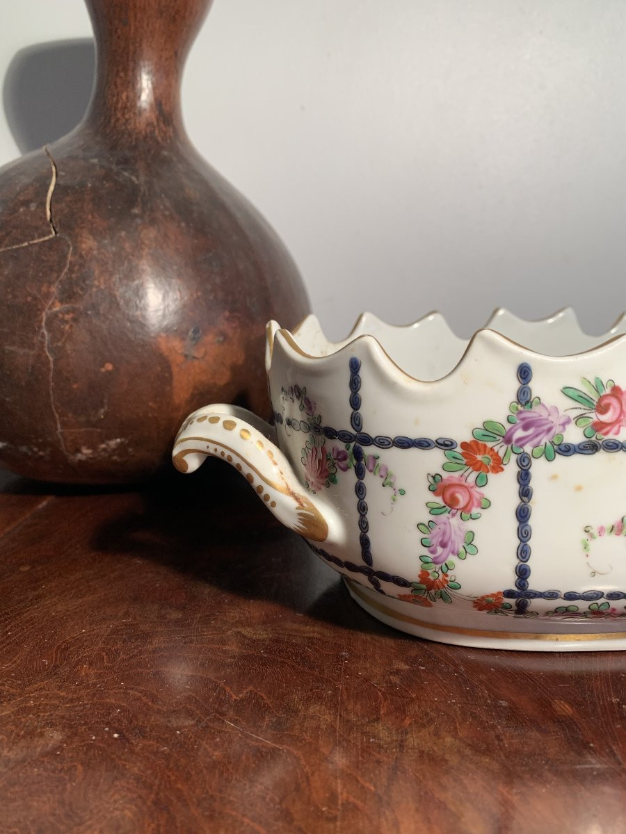 Rafraichissoir en Porcelaine de Paris Samson XIX-photo-8