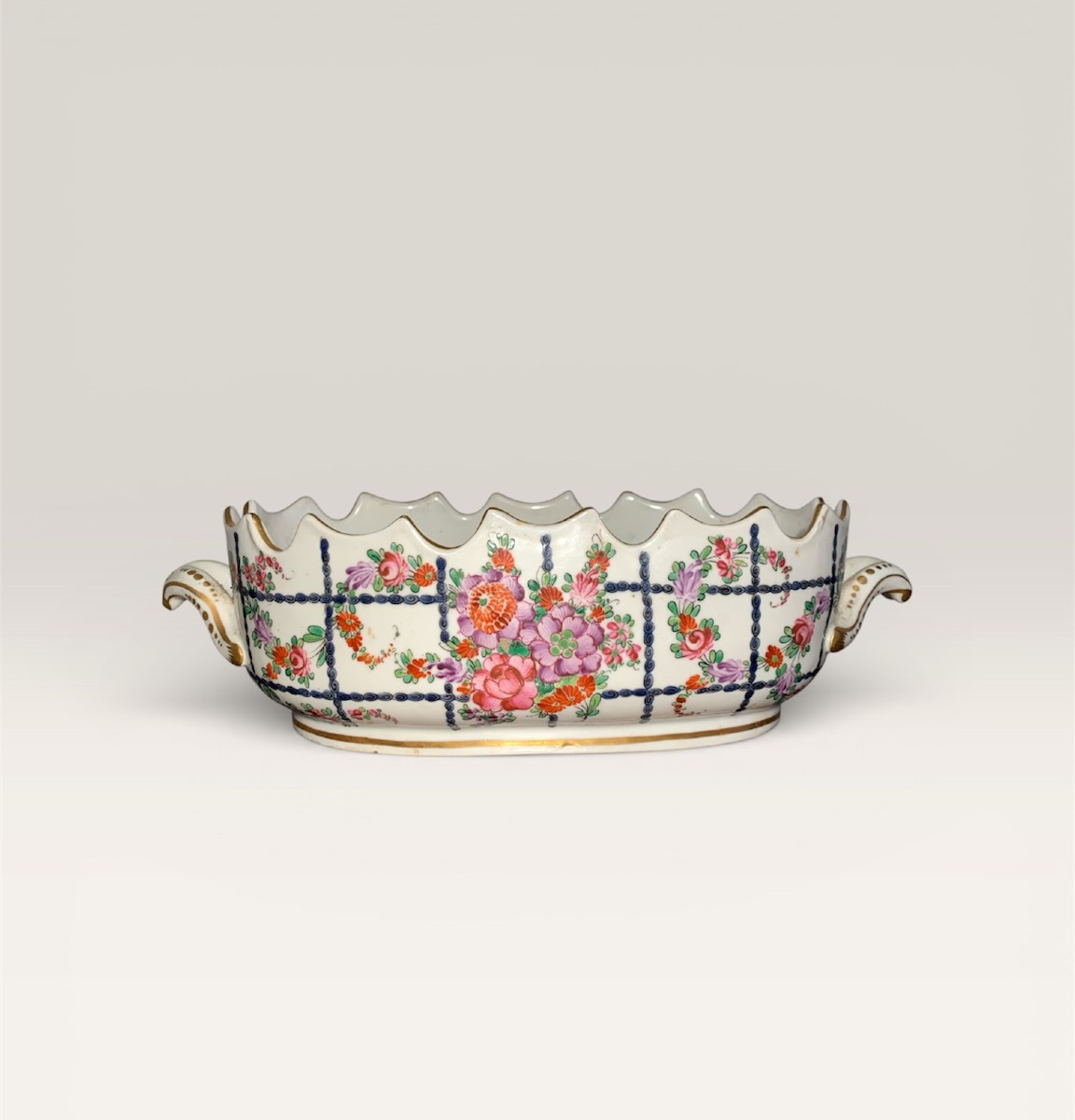 Rafraichissoir en Porcelaine de Paris Samson XIX