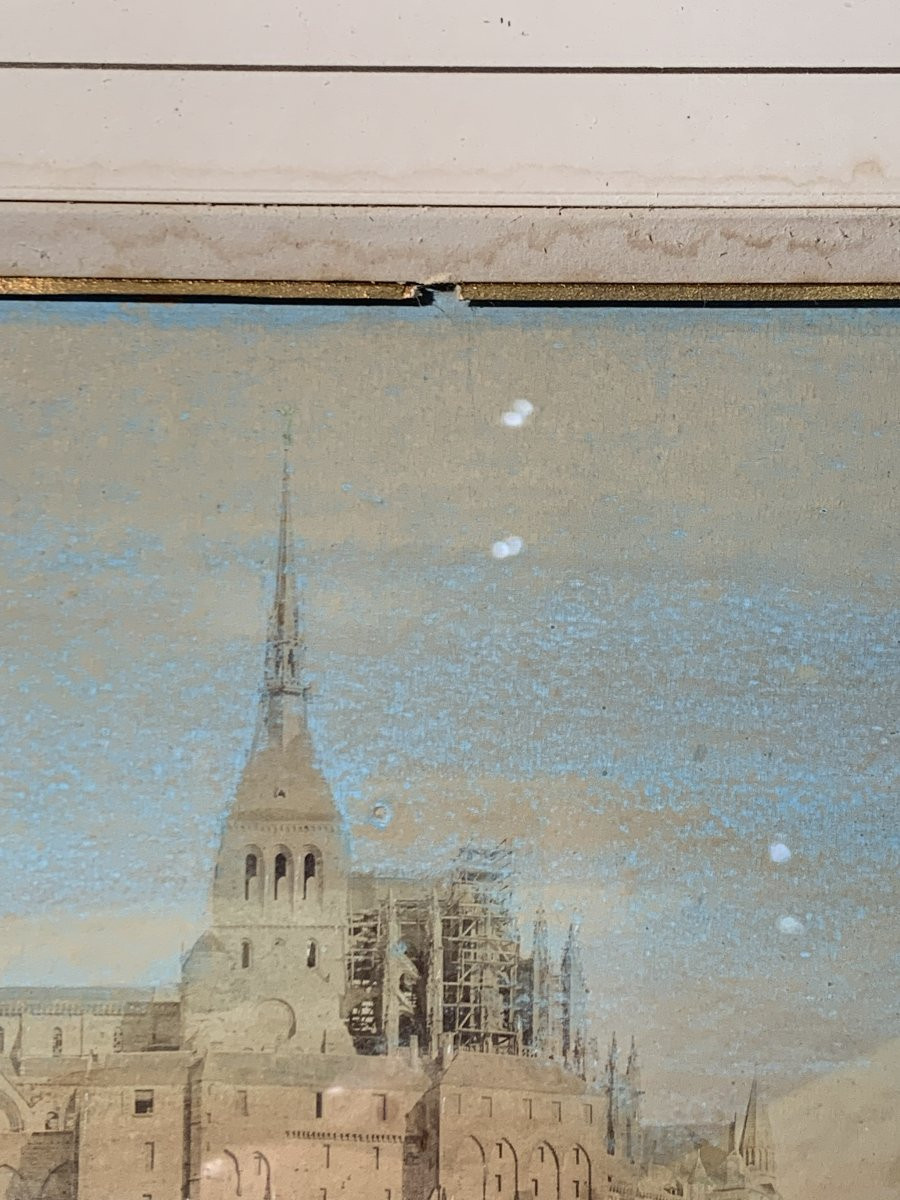 Old Photograph Of Mont Saint-michel -photo-5