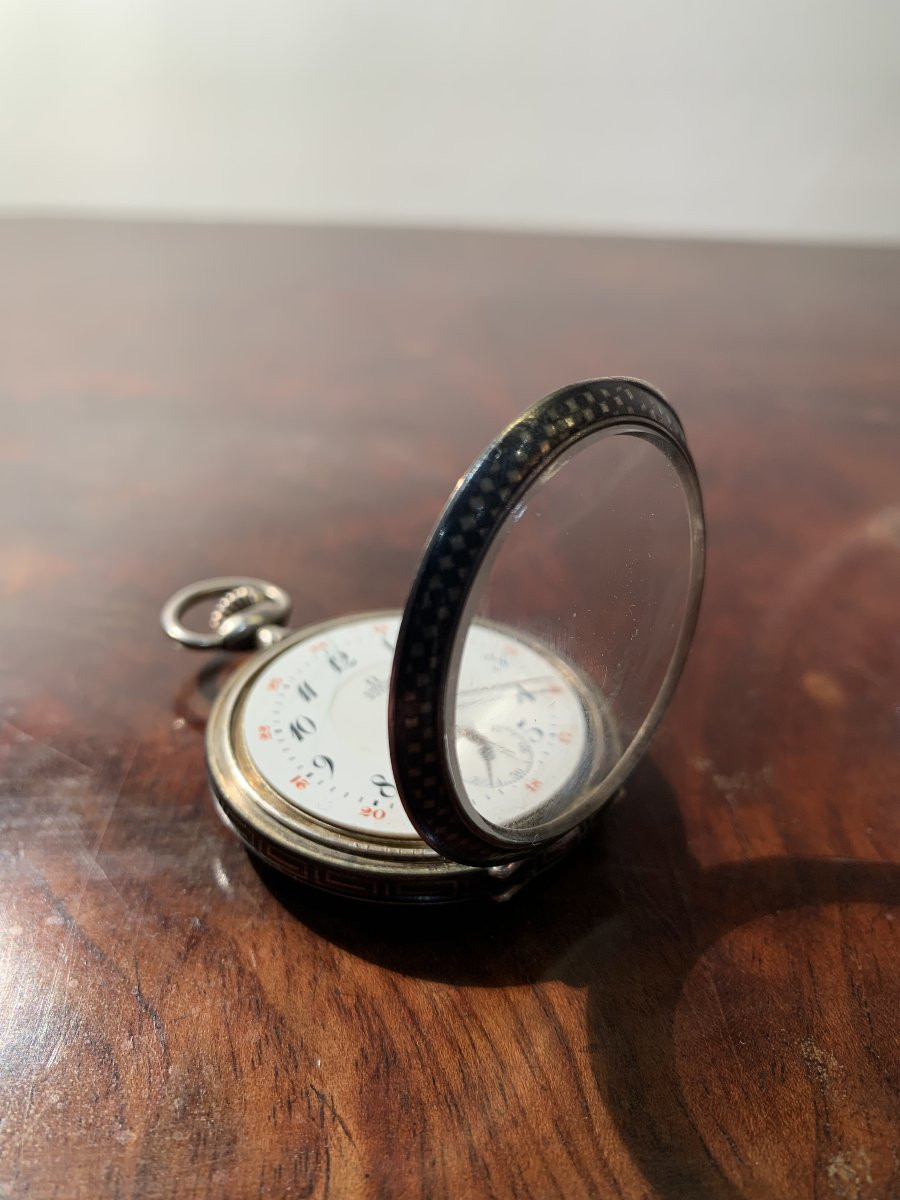 Omega Silver Pocket Watch -photo-2