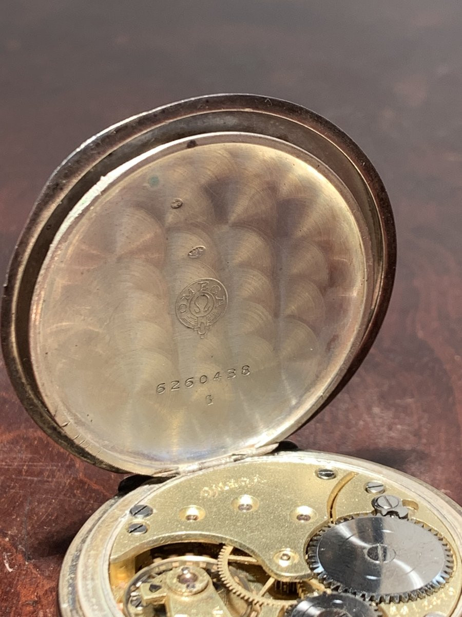 Omega Silver Pocket Watch -photo-2