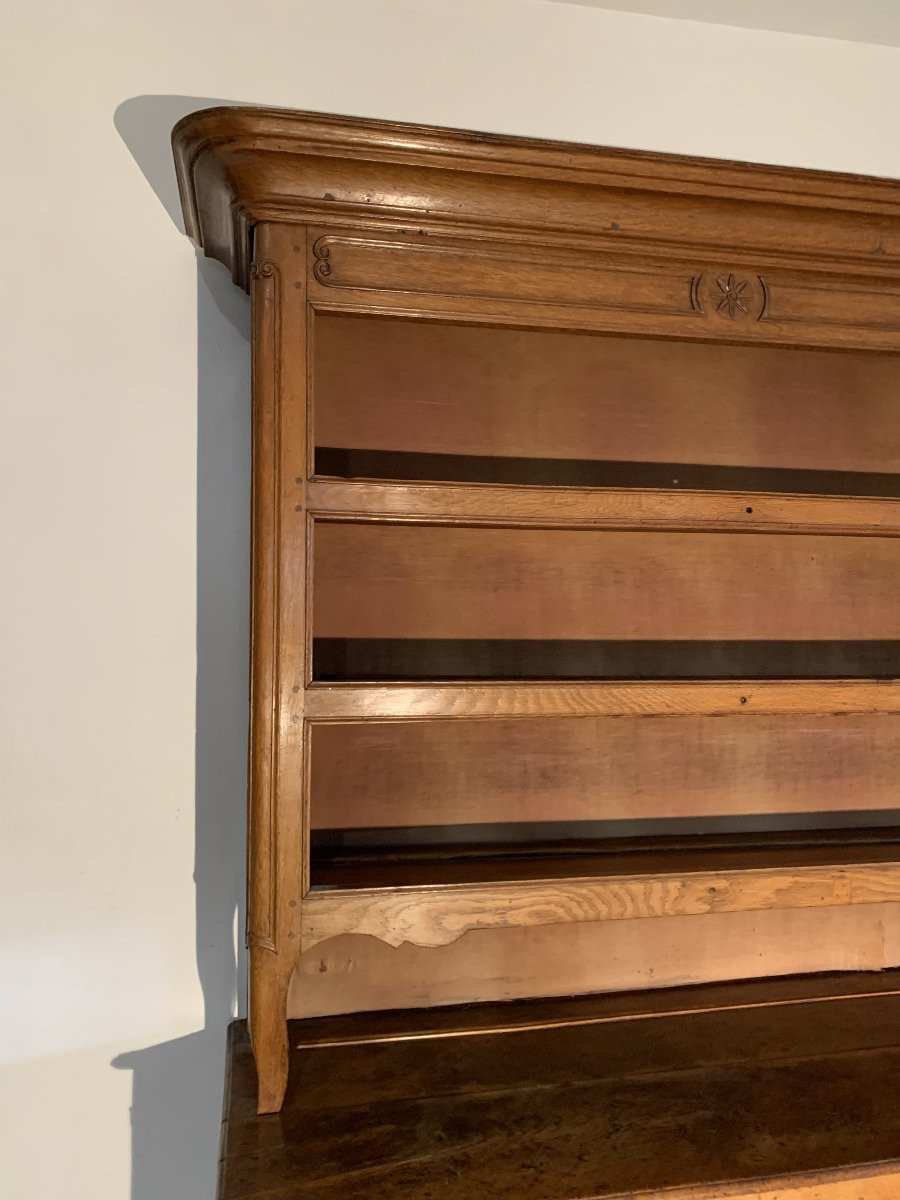 Buffet Vaisselier Chêne Lorrain XVIII-photo-3