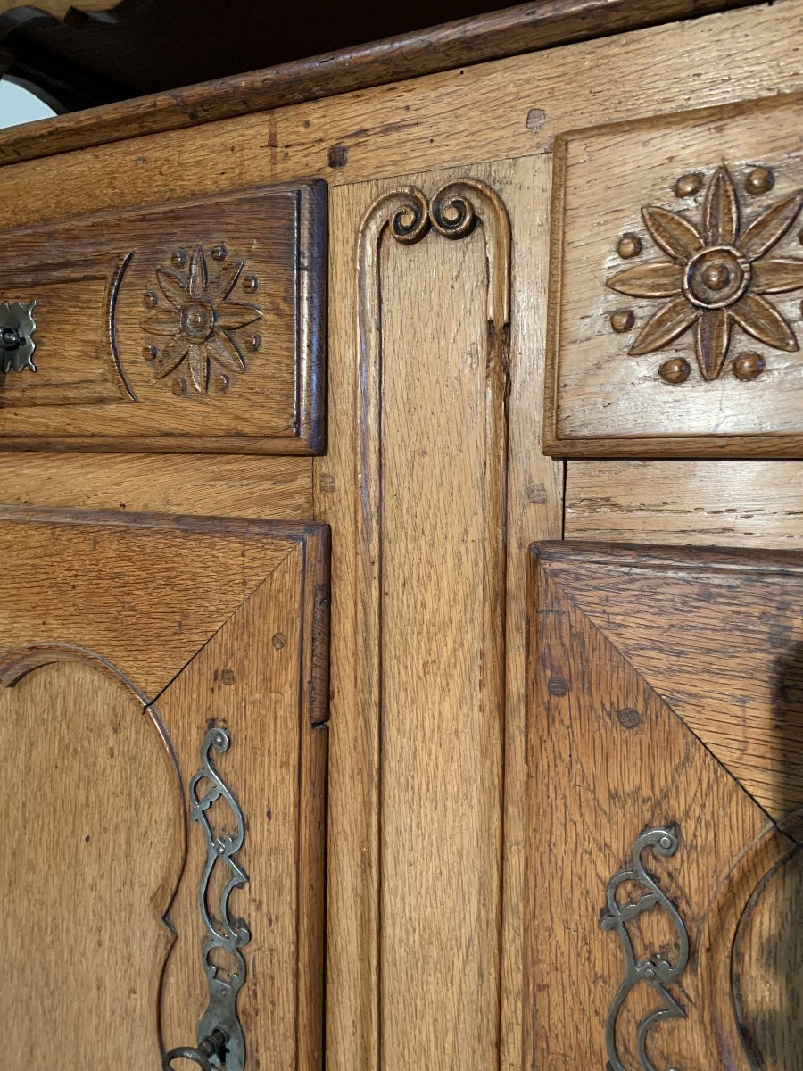 Buffet Vaisselier Chêne Lorrain XVIII-photo-3