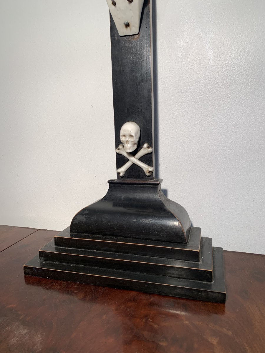 Grand Crucifix Biscuit XIX Napoléon III-photo-4