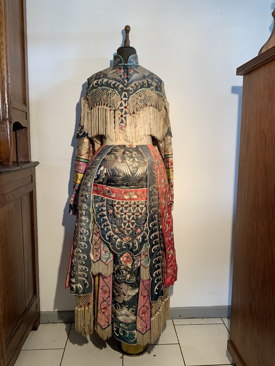 Robe Costume Th&eacute;&acirc;tre Op&eacute;ra Soie Brod&eacute; Chine -photo-6