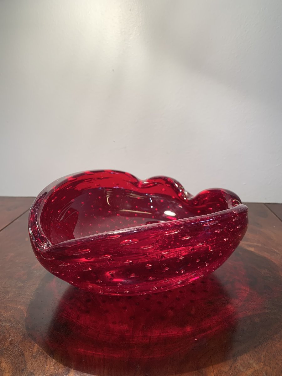 Strawberry Murano Glass Trinket Tray -photo-2