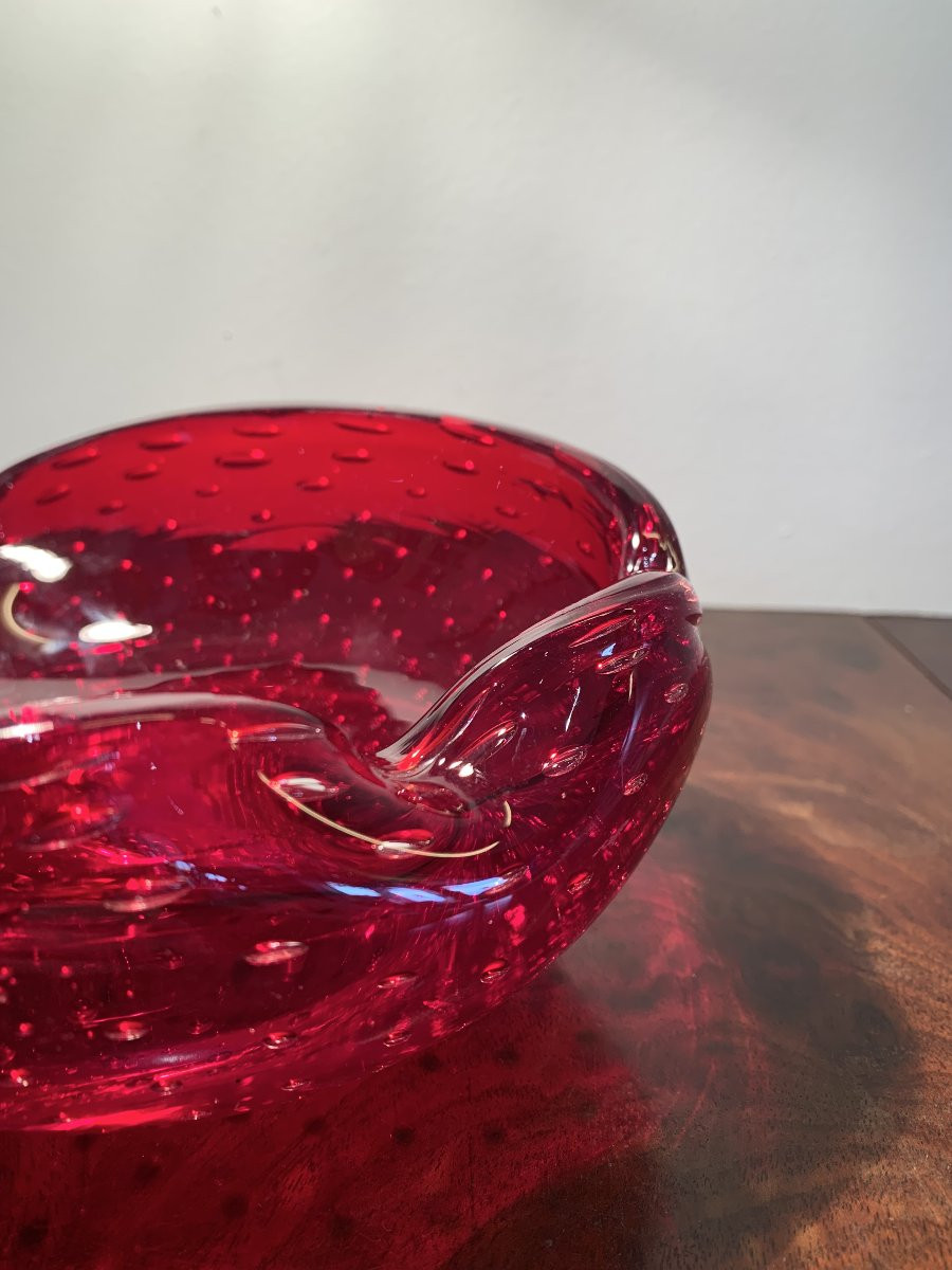 Strawberry Murano Glass Trinket Tray -photo-4