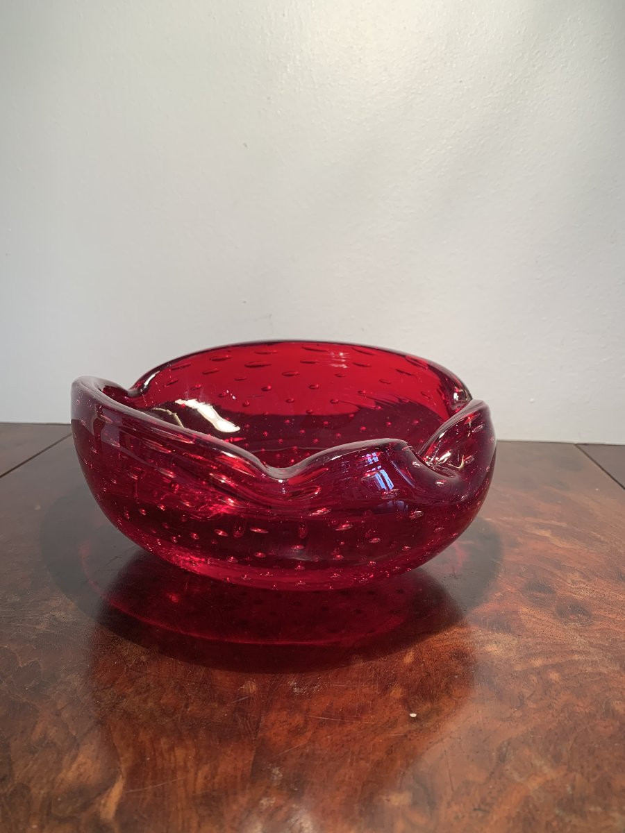 Strawberry Murano Glass Trinket Tray -photo-1