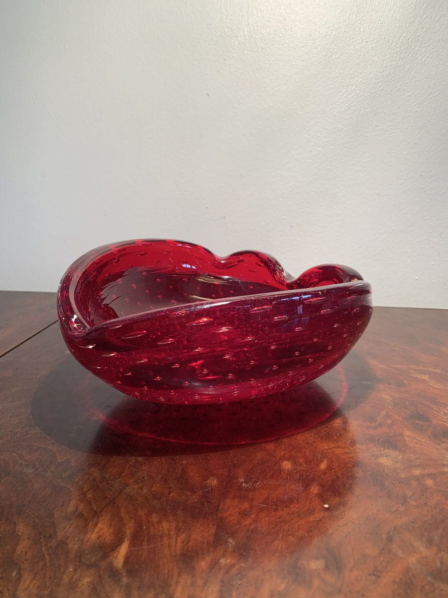 Strawberry Murano Glass Trinket Tray -photo-2