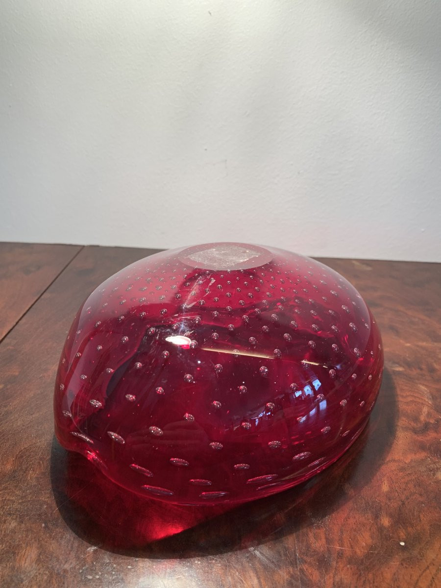 Strawberry Murano Glass Trinket Tray -photo-7