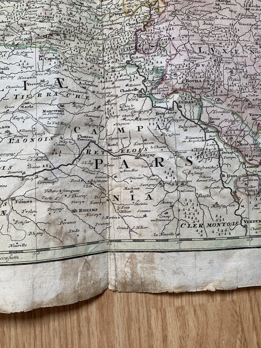 Antique Map Of Catholic Belgium And The 10 Provinces, 1747 By Tobias Maier-photo-1