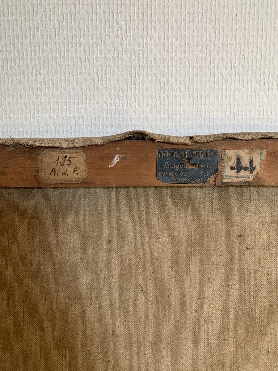 Maurice Chabas (1862-1947) Oil On Canvas-photo-6