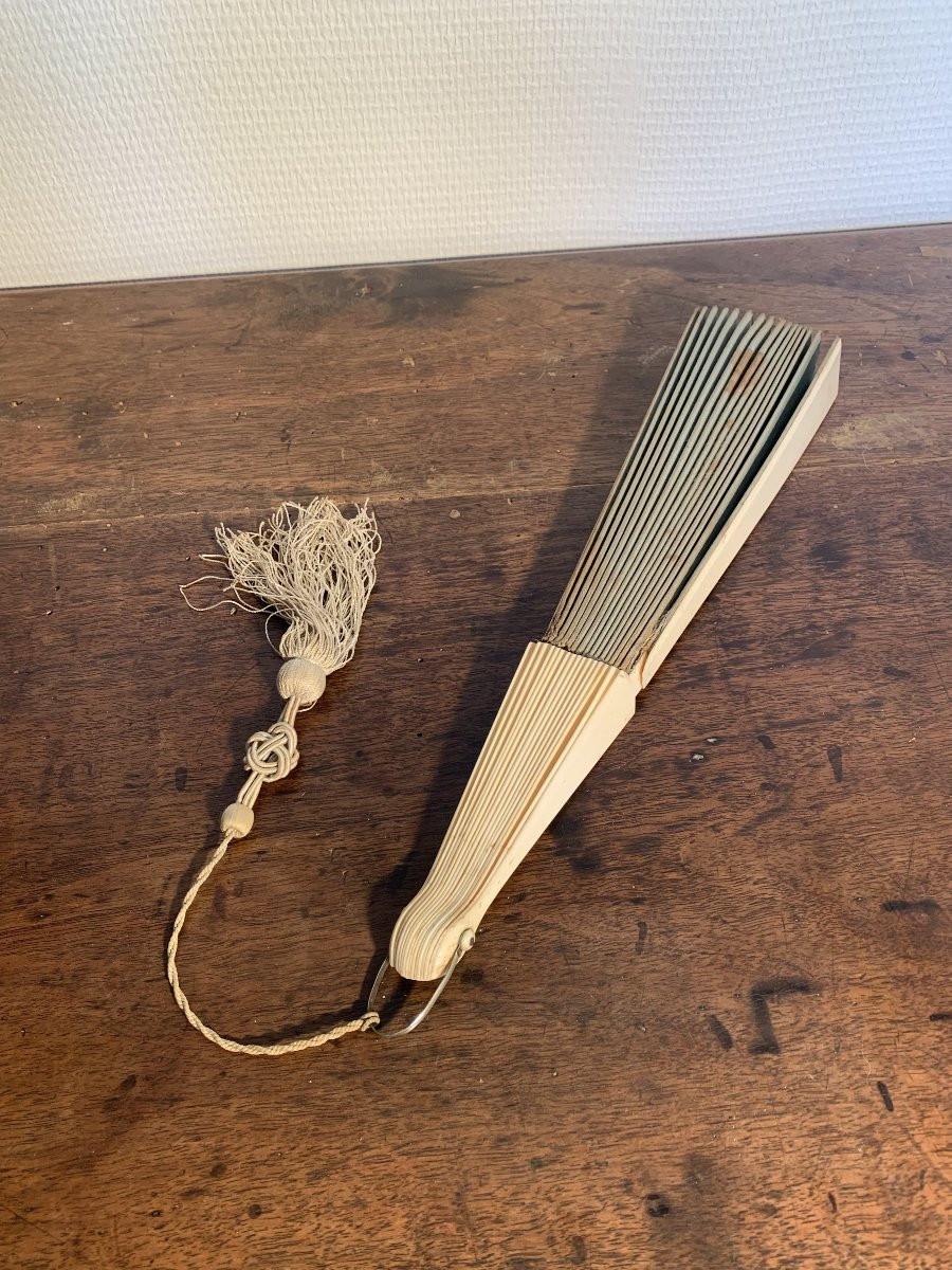 Evantail Antique Lauronce 19th Century-photo-4