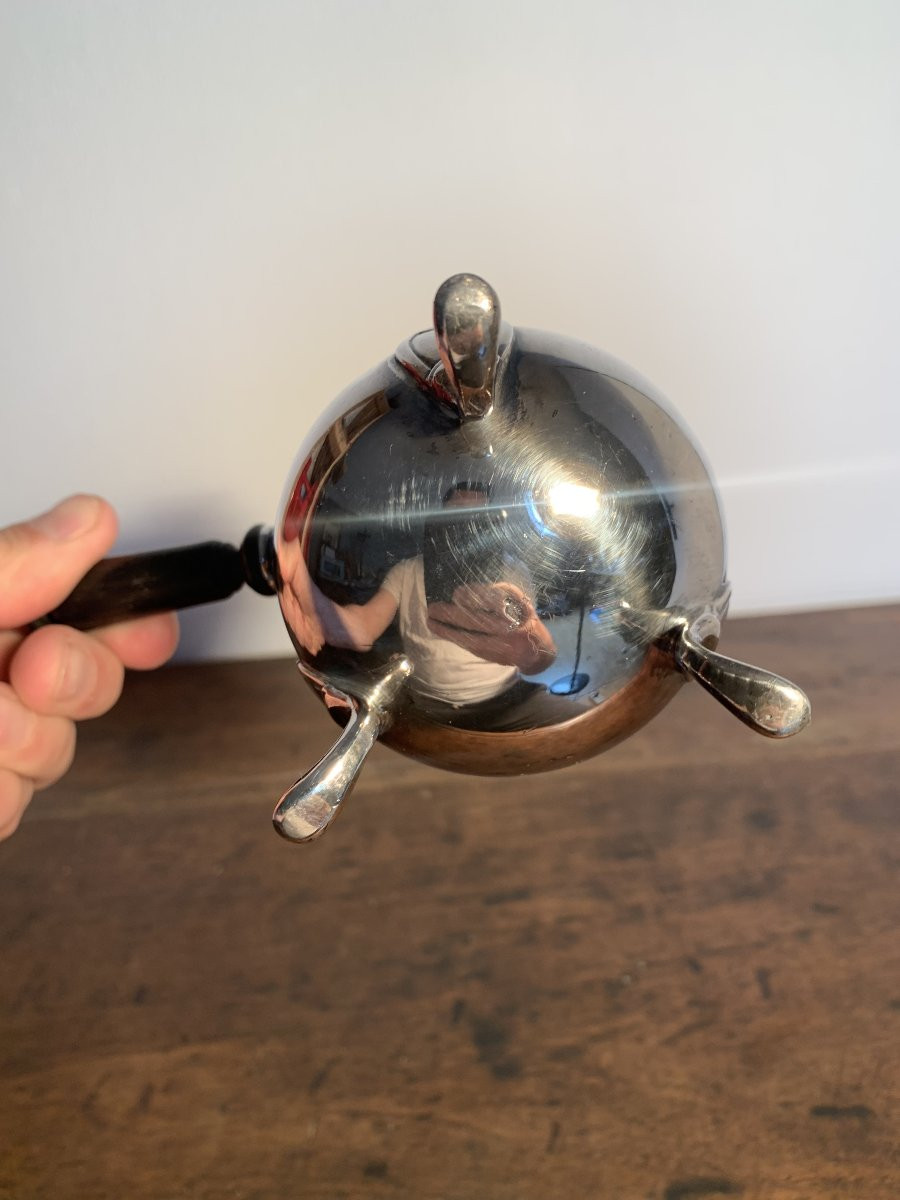 Minerva Sterling Silver Miniature Chocolatière Flamant Fils-photo-2