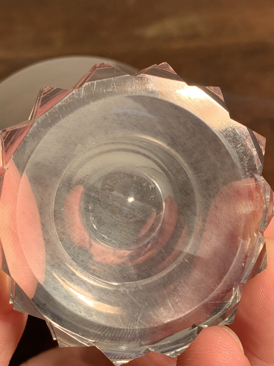 Saint Louis, Verre Cristal à Eau, Modèle Diamant-photo-2