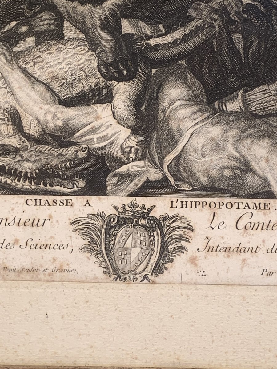 Engraving XVIII: The Lion Hunt, After Rubens-photo-7