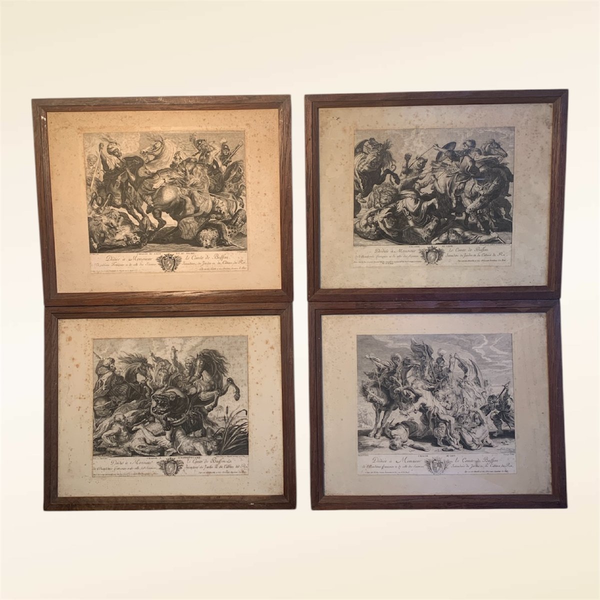 Engraving XVIII: The Lion Hunt, After Rubens