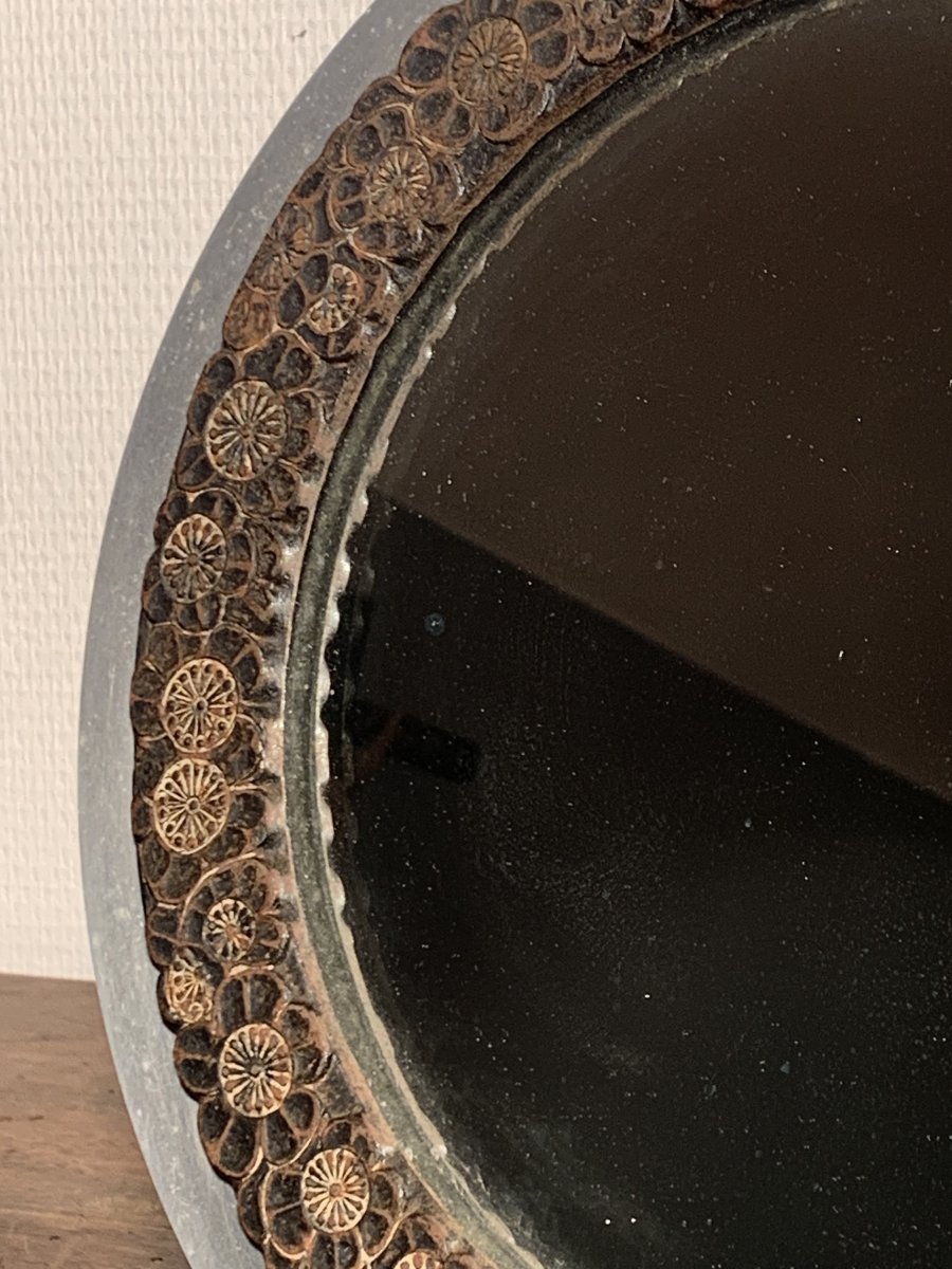 Art Deco Mirror  Maison Les Riceys  Circa 1930-photo-7