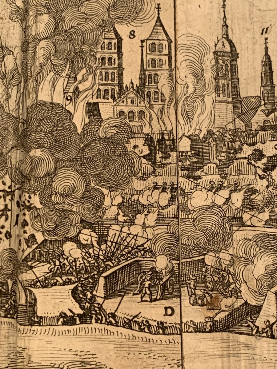 Engraving XVIII North Rhine-westphalia - Münster  Caspar Merian-photo-2