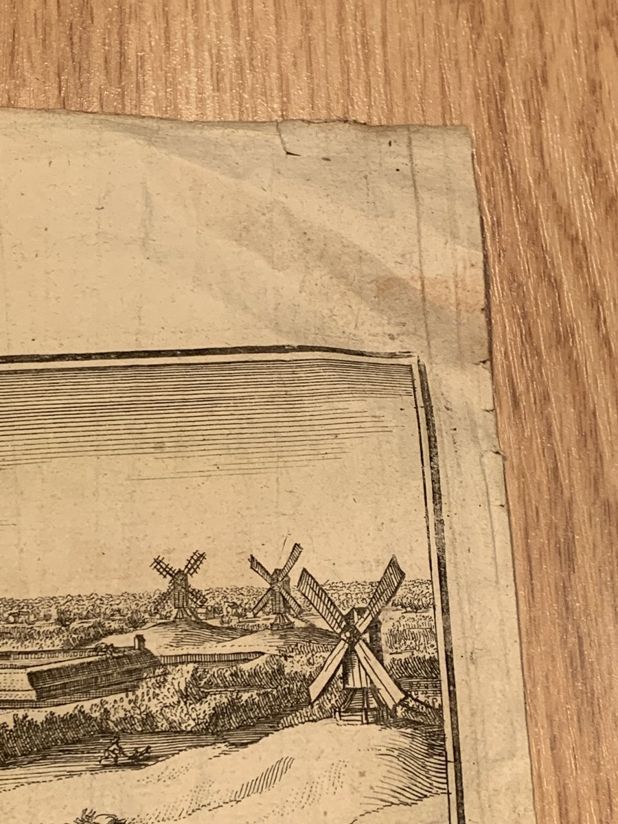 Engraving XVIII North Rhine-westphalia - Münster  Caspar Merian-photo-1