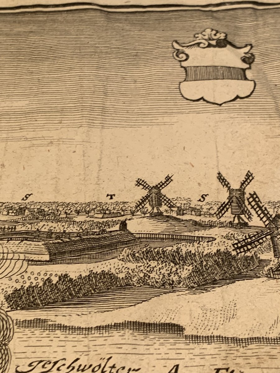 Engraving XVIII North Rhine-westphalia - Münster  Caspar Merian-photo-2