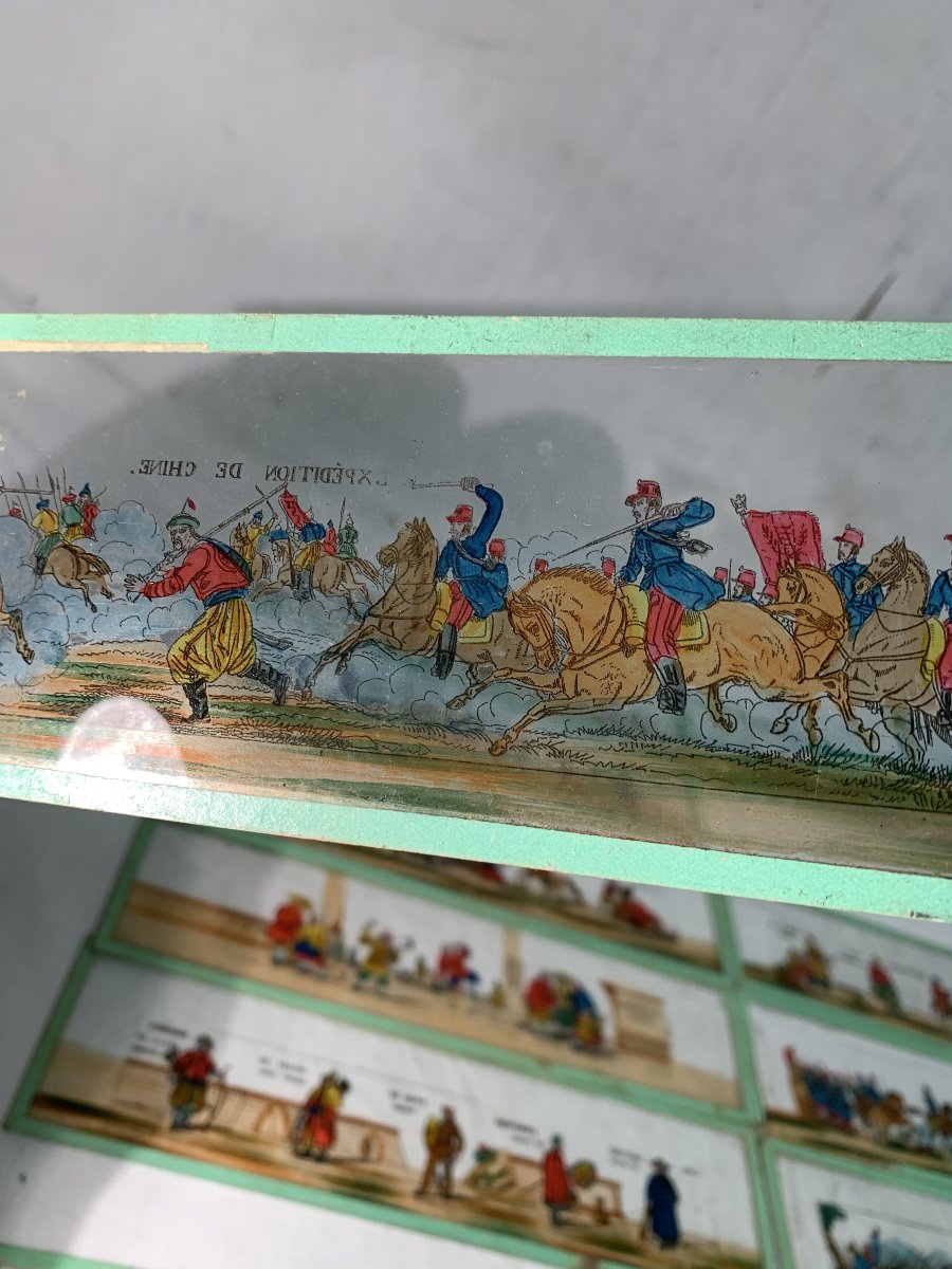Plaque Lanterne Magique Expedition Chine Collection-photo-2