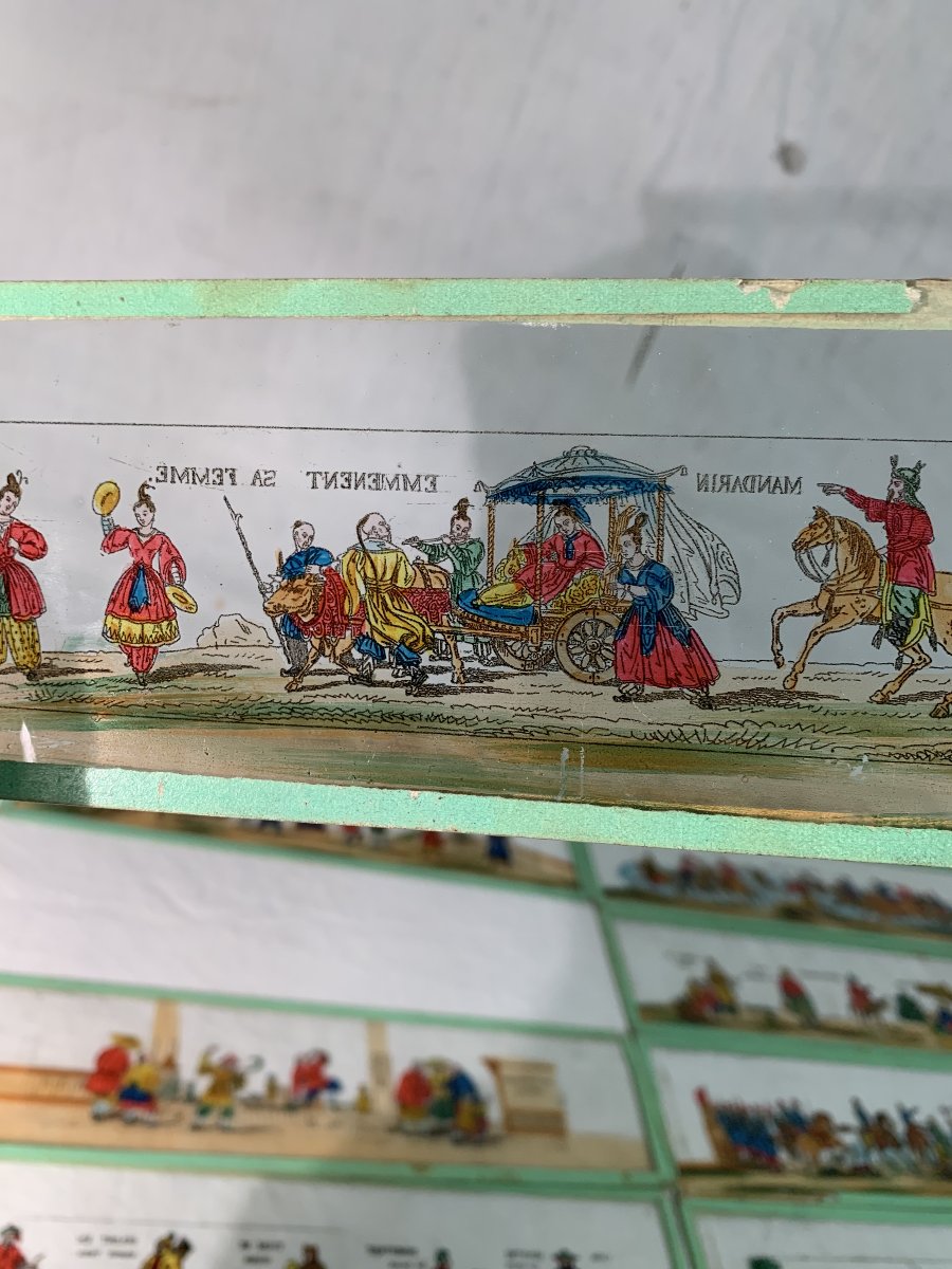 Plaque Lanterne Magique Expedition Chine Collection-photo-3
