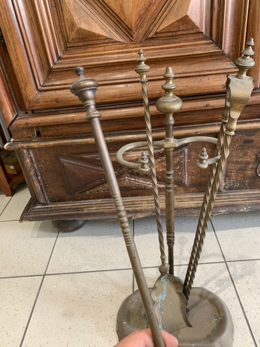 Grandry Sons Fireplace Servant, 19th Century-photo-2