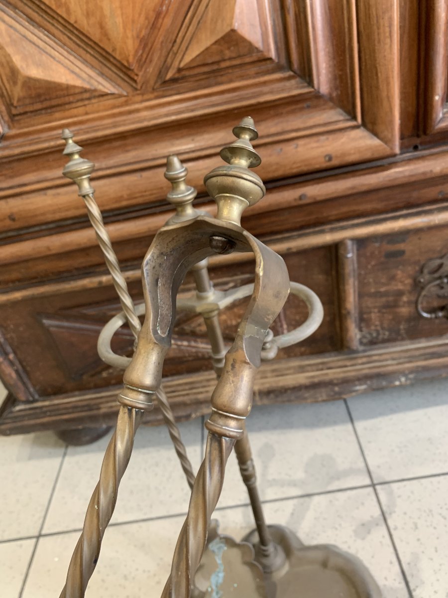 Grandry Sons Fireplace Servant, 19th Century-photo-5