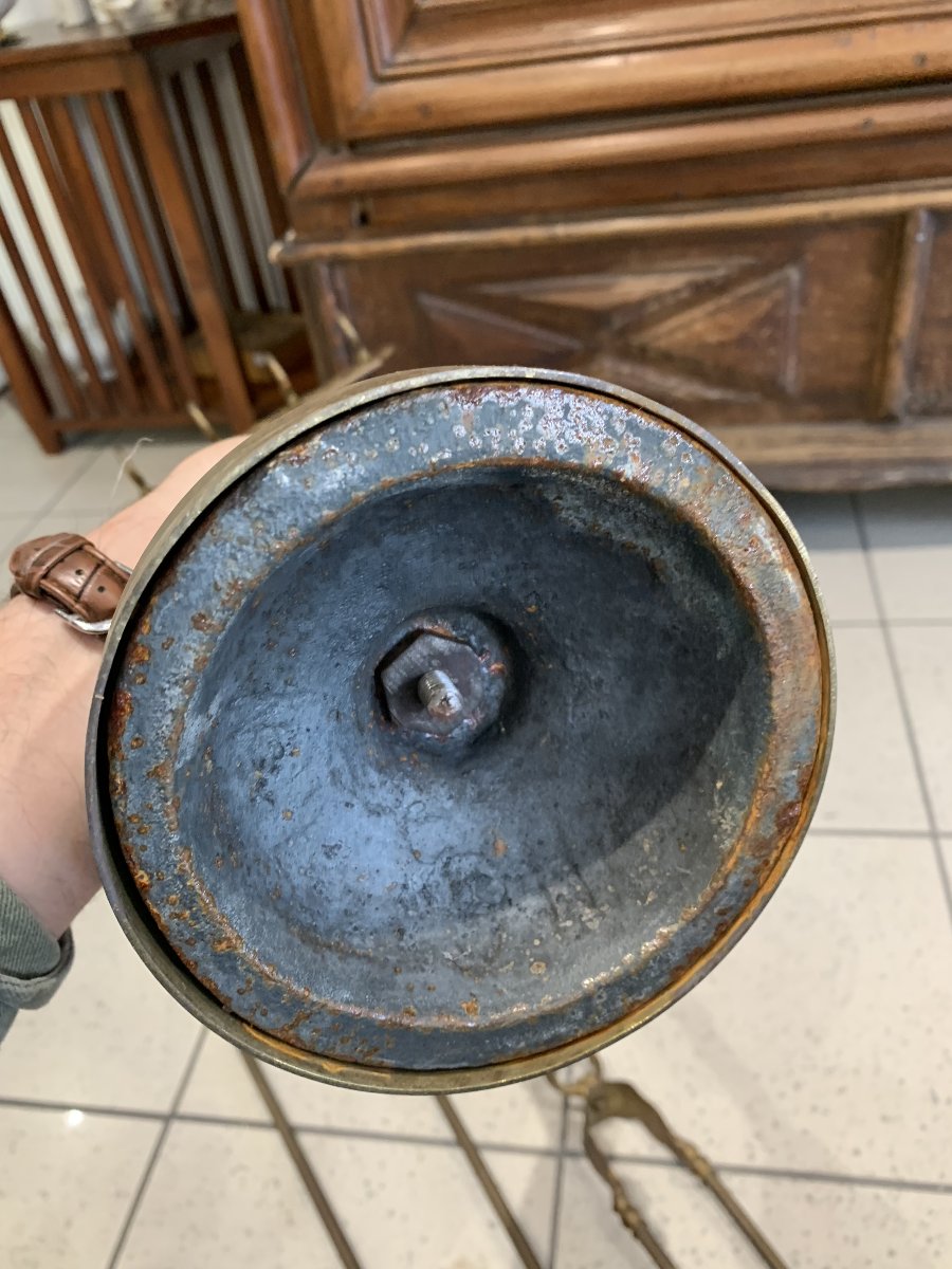 19th-century Bronze Fireplace Stand-photo-8