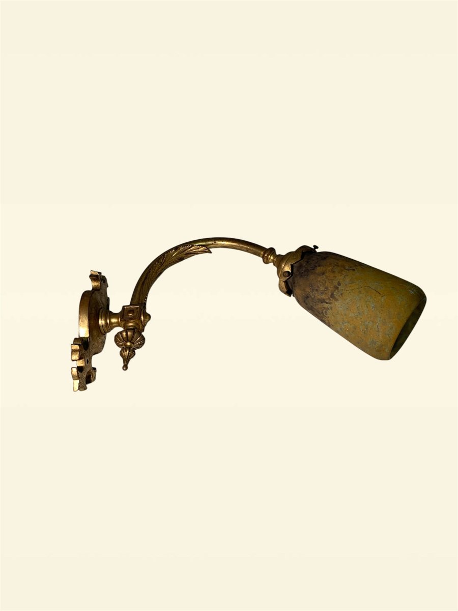 Applique Daum Pate de Verre Art Nouveau Luminaire