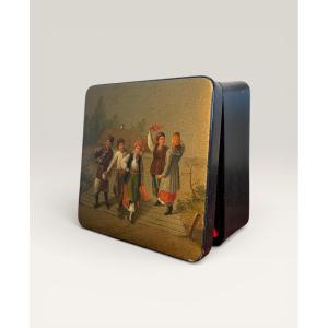 Boite Laque Russe Vishnyakov XIXe