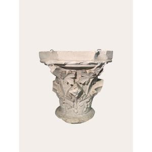 19th-century Corinthian Capital In Plaster