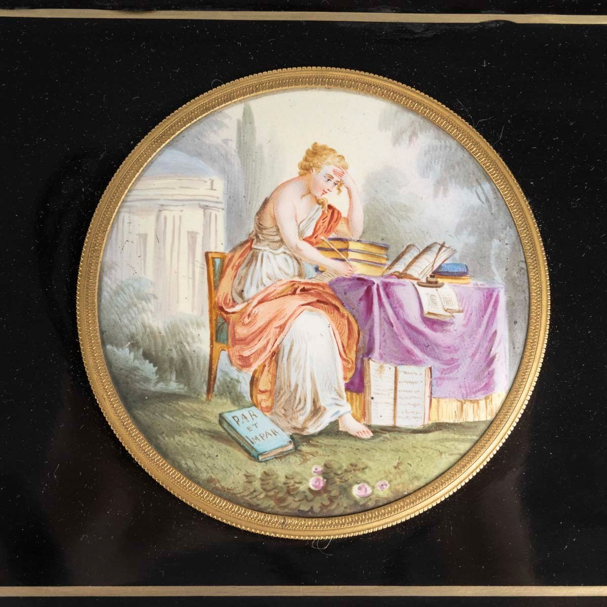 Cave à Liqueurs Napoléon III Aux Allégories Des Arts Et De La Science. Circa 1860-photo-4
