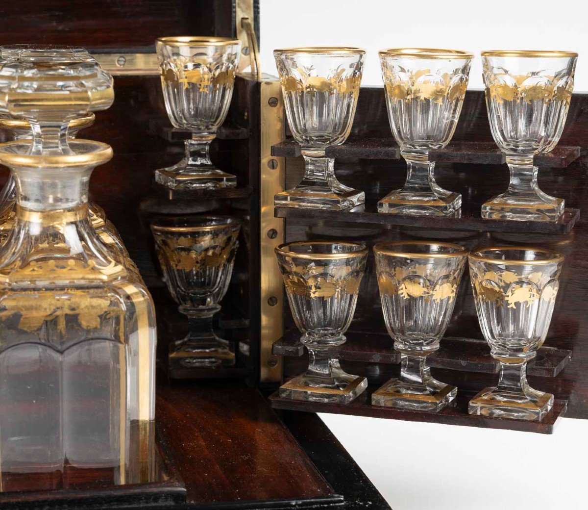 Cave à Liqueurs Napoléon III Aux Allégories Des Arts Et De La Science. Circa 1860-photo-2