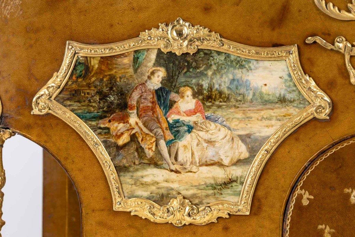 Cabinet Forming A Jewelry Greenhouse From Maison Klein In Paris. 19th Century-photo-3