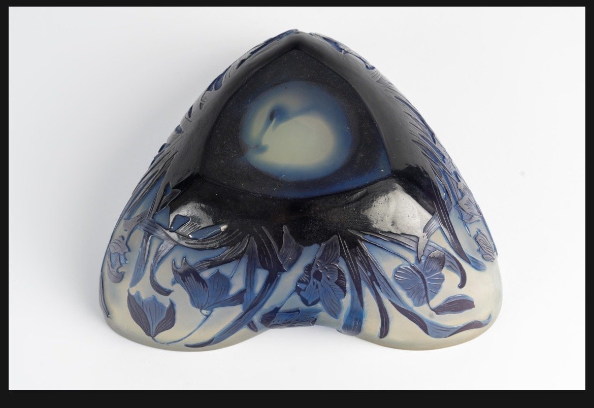 E.galle (1846-1904)-crocus Bleus, Cup. Between 1898-1904-photo-5