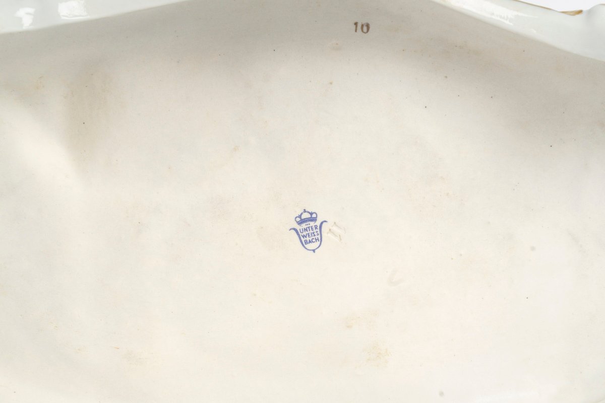 Unterweisbach (porcelain Manufactory) - Rococo Scenettes - Porcelain Groups, 20th Century-photo-5