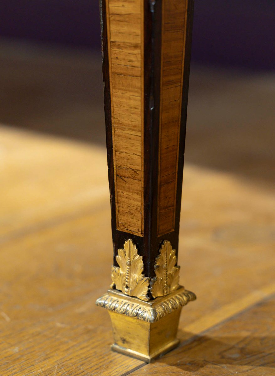 LEGER à Paris- BUREAU PLAT de Style Louis XVI sur des modèles XVIIIe de Montigny et Reisener-photo-2
